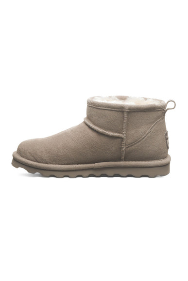 Bearpaw Shorty Ankle Booties for Women in Mushroom