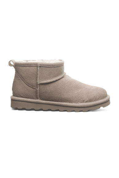 Bearpaw Shorty Ankle Booties for Women in Mushroom