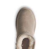 Bearpaw Shorty Ankle Booties for Women in Mushroom