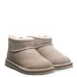 Bearpaw Shorty Ankle Booties for Women in Mushroom