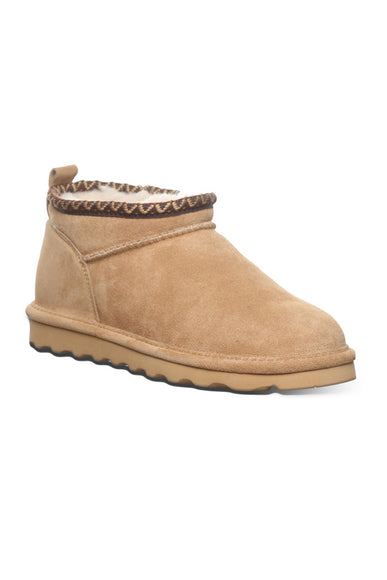 Bearpaw Super Shorty Deco Ankle Booties for Women in Iced Coffee