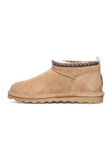 Bearpaw Super Shorty Deco Ankle Booties for Women in Iced Coffee