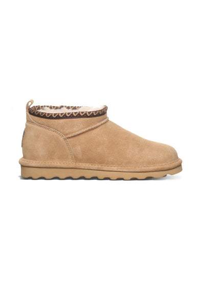 Bearpaw Super Shorty Deco Ankle Booties for Women in Iced Coffee