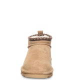 Bearpaw Super Shorty Deco Ankle Booties for Women in Iced Coffee