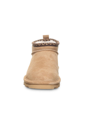 Bearpaw Super Shorty Deco Ankle Booties for Women in Iced Coffee