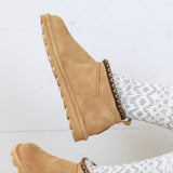 Bearpaw Super Shorty Deco Ankle Booties for Women in Iced Coffee