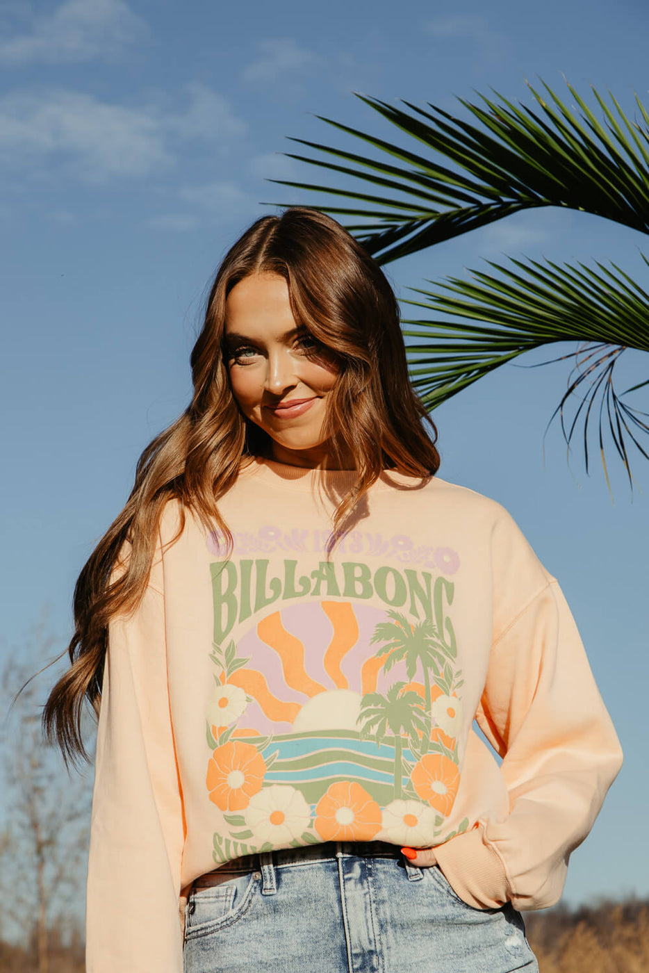 Chase Glik\'s Billabong Orange Women for Sun in | ABJSF00411-NE The – Sweatshirt
