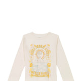 Billabong Youth Day Dream Away Graphic Long Sleeve T-Shirt for Girls in Salt Crystal 