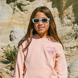 Billabong Youth Feelin’ Free Sweatshirt for Girls in Soft Peach