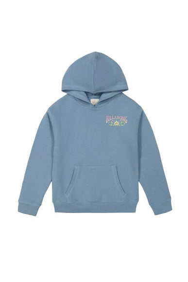 Billabong Youth Full Sun Graphic Hoodie for Girls in Blue