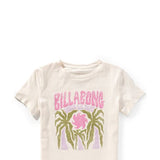 Billabong Youth Under The Palms Boyfriend T-Shirt for Girls in Salt Crystal