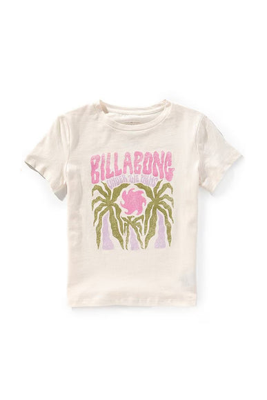 Billabong Youth Under The Palms Boyfriend T-Shirt for Girls in Salt Crystal