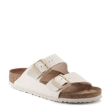 Birkenstock Arizona Vegan Canvas Sandals for Women in Eggshell