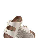 Birkenstock Arizona Vegan Canvas Sandals for Women in Eggshell