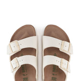 Birkenstock Arizona Vegan Canvas Sandals for Women in Eggshell