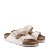 Birkenstock Arizona Vegan Canvas Sandals for Women in Eggshell