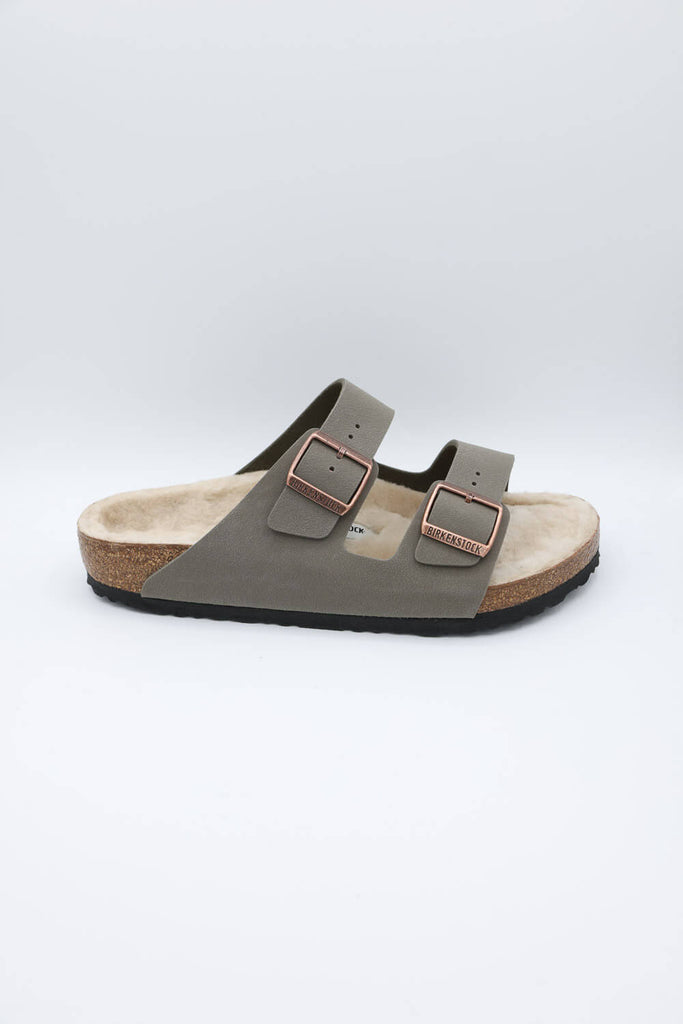 Birkenstock arizona best sale shearling stone