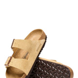 Birkenstock Arizona Suede Sandals in Latte Cream