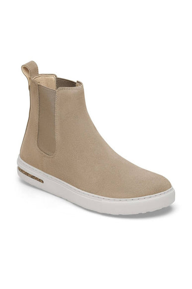 Birkenstock Bend Chelsea Suede Booties for Women in Taupe