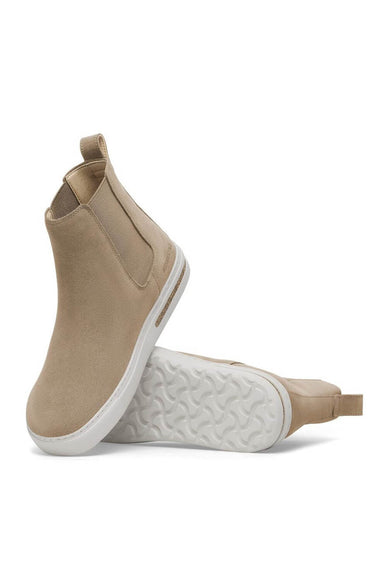 Birkenstock Bend Chelsea Suede Booties for Women in Taupe