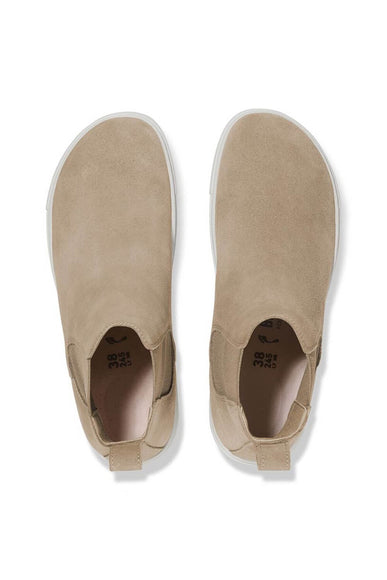 Birkenstock Bend Chelsea Suede Booties for Women in Taupe