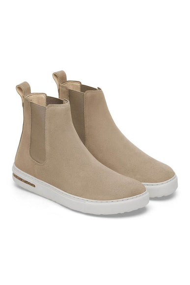 Birkenstock Bend Chelsea Suede Booties for Women in Taupe