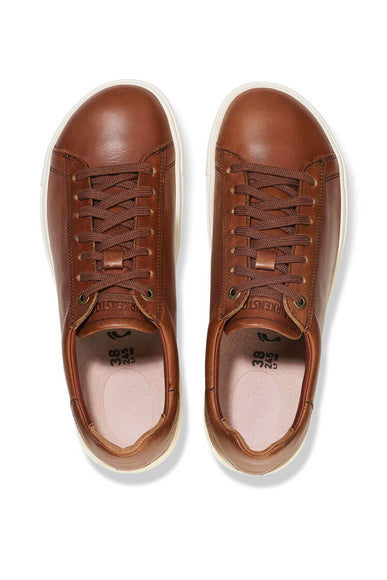 Birkenstock Bend Low Leather Shoes for Men in Cognac