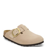 Birkenstock Boston Big Buckle Clogs for Women in Sandcastle