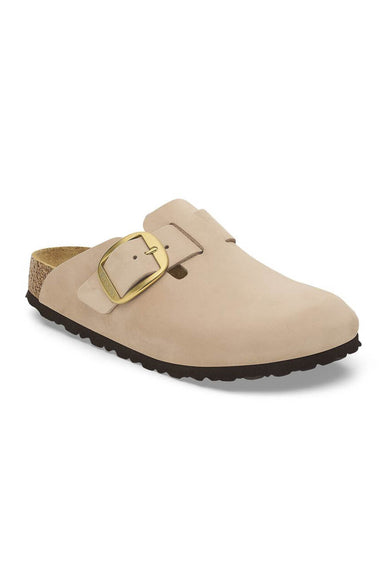 Birkenstock Boston Big Buckle Clogs for Women in Sandcastle