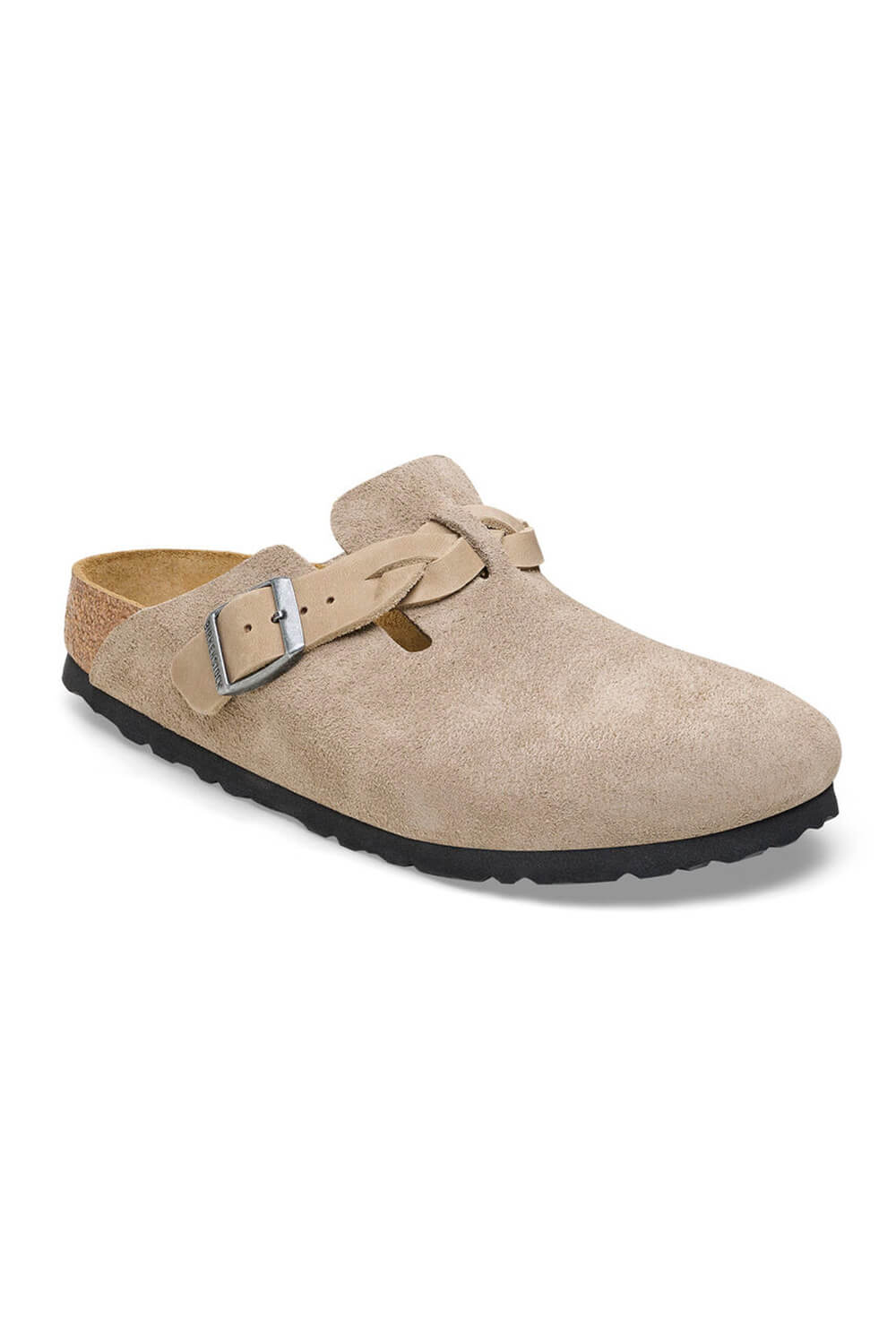 Birkenstock online Boston Women's Clogs Taupe Suede