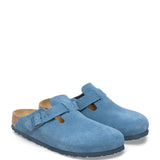 Birkenstock Boston Soft Footbed Clogs for Women in Elemental Blue