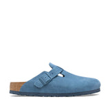 Birkenstock Boston Soft Footbed Clogs for Women in Elemental Blue