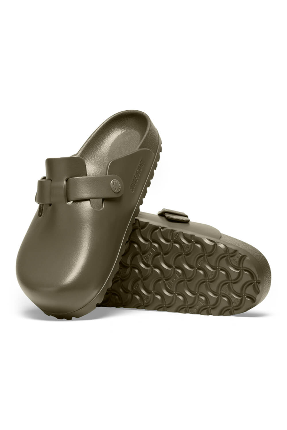 Birkenstock Boston Essentials EVA Clogs for Men in Khaki | 1026215 – Glik's