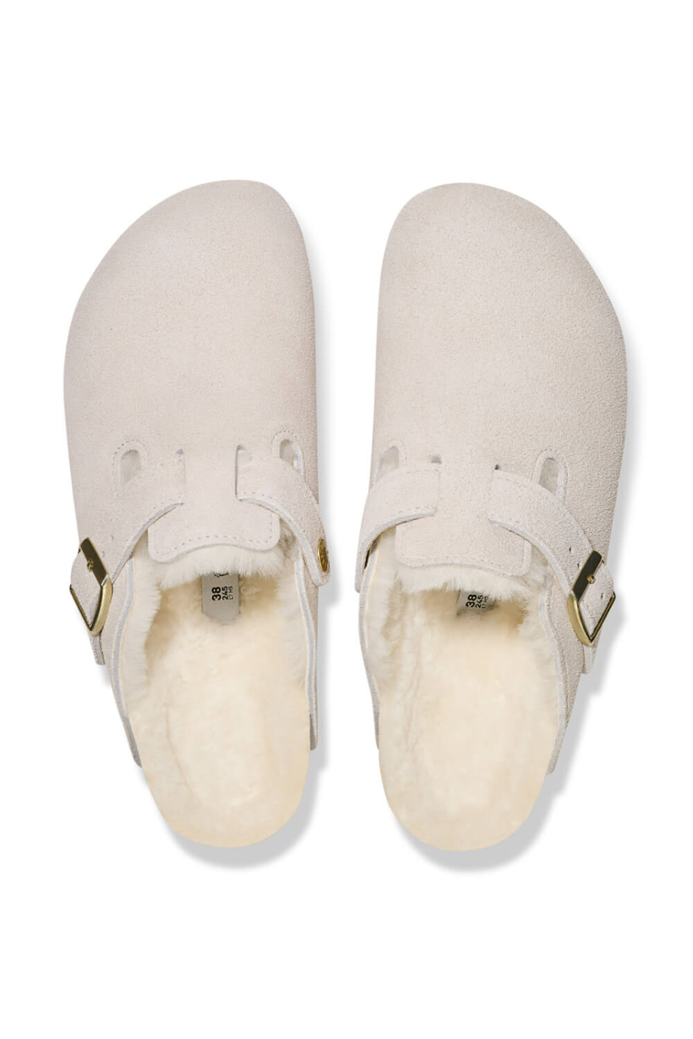BIRKENSTOCK: SHOES BOOTS AND SLIPPERS, BIRKENSTOCK BOSTON SHEARLING SLIPPERS