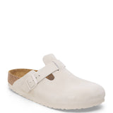 Birkenstock Boston Soft Footbed Clogs in Antique White