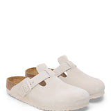 Birkenstock Boston Soft Footbed Clogs in Antique White