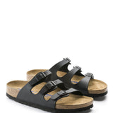 Birkenstock Florida Soft Footbed Birko-Flor Sandals for Women in Black