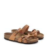 Birkenstock Franca Vegan Birkibuc Sandals for Women in Pecan