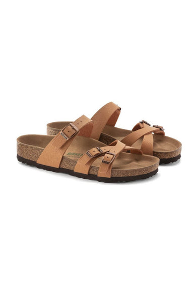 Birkenstock Franca Vegan Birkibuc Sandals for Women in Pecan