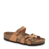 Birkenstock Franca Vegan Birkibuc Sandals for Women in Pecan