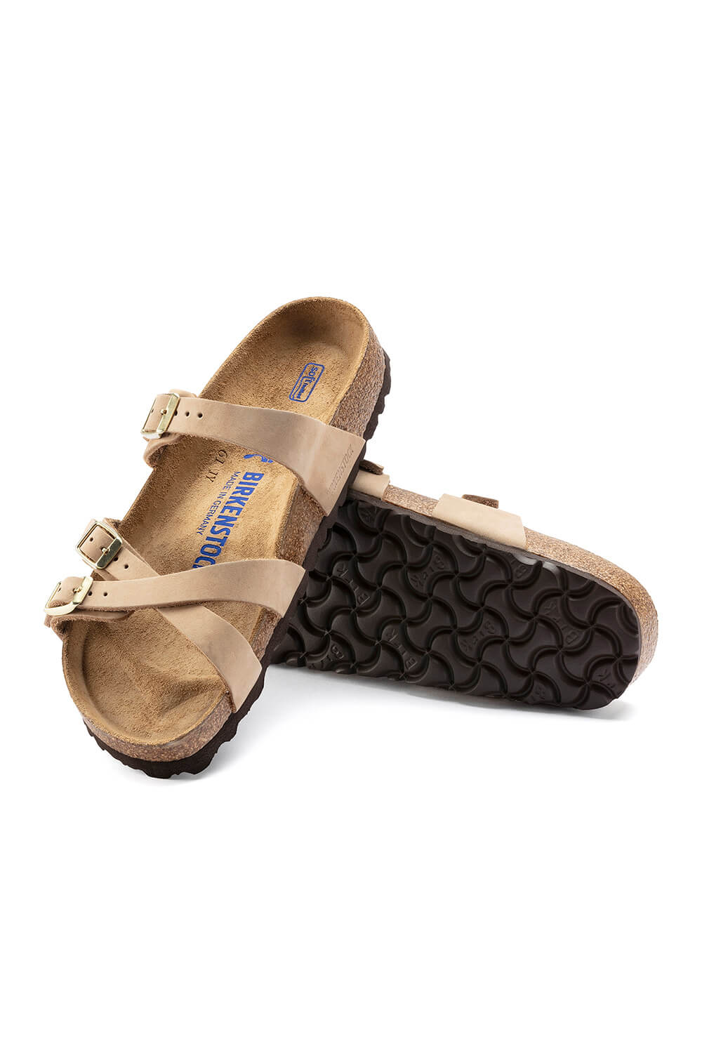 Birkenstock suede leather sandals - Neutrals