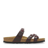 Birkenstock Franca Oiled Leather Sandals for Women in Zinfandel