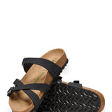 Birkenstock Birkibuc Franca Vegan Sandals for Women in Black