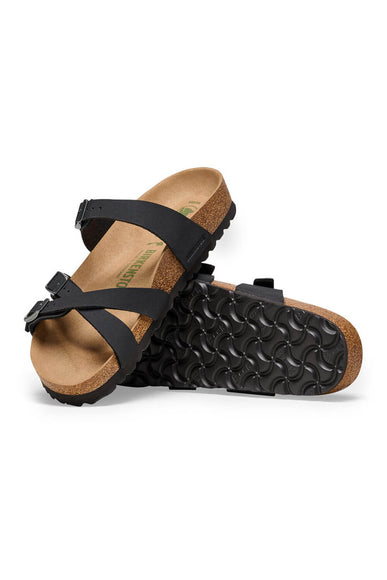 Birkenstock Birkibuc Franca Vegan Sandals for Women in Black