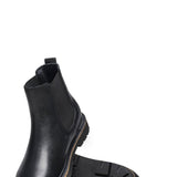 Birkenstock Highwood Slip On Leather Booties for Women in Black