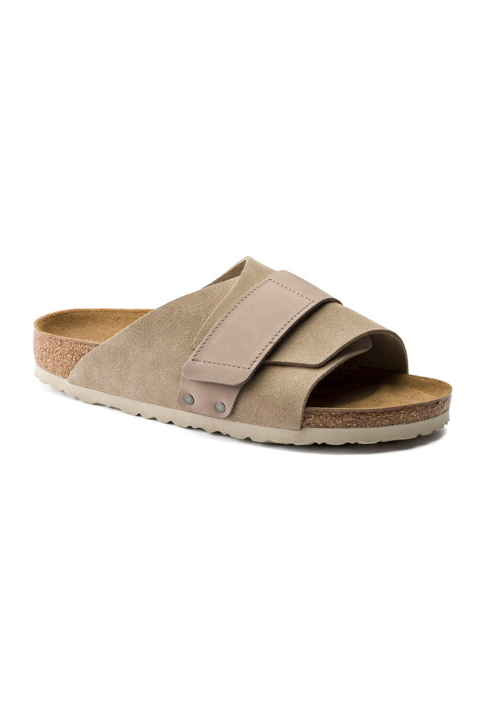 Birkenstock Kyoto Suede Sandals for Men in Taupe