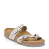 Birkenstock Mayari Sandals in Washed Metallic Silver