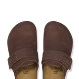 Birkenstock Nagoya Nubuck Leather Shoes for Men in Desert Buck Roast