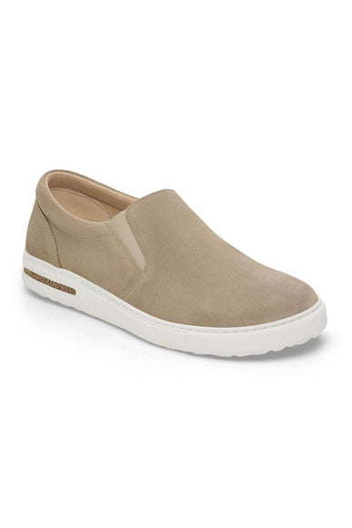 Birkenstock Oswego Suede Leather Shoes for Men in Taupe