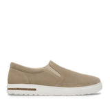 Birkenstock Oswego Suede Leather Shoes for Men in Taupe